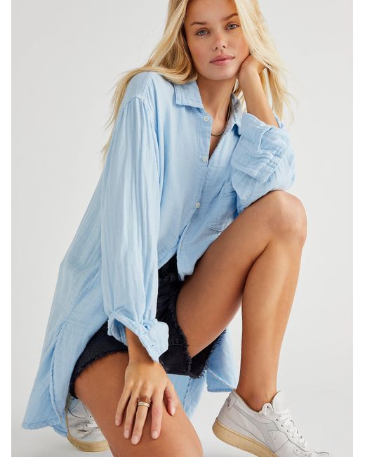Cotton Double Cloth Buttondown Shirt 