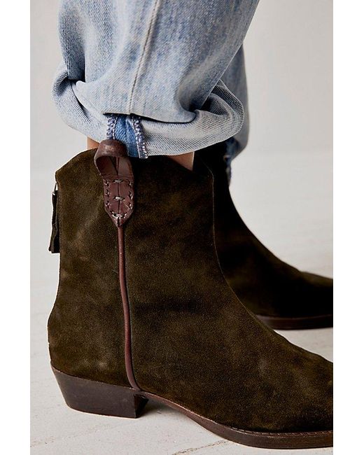 Free People Blue We The Free Wesley Ankle Boots