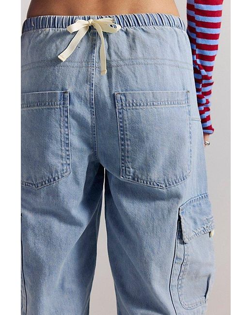 Free People Purple Wallflower Pull-On Jeans
