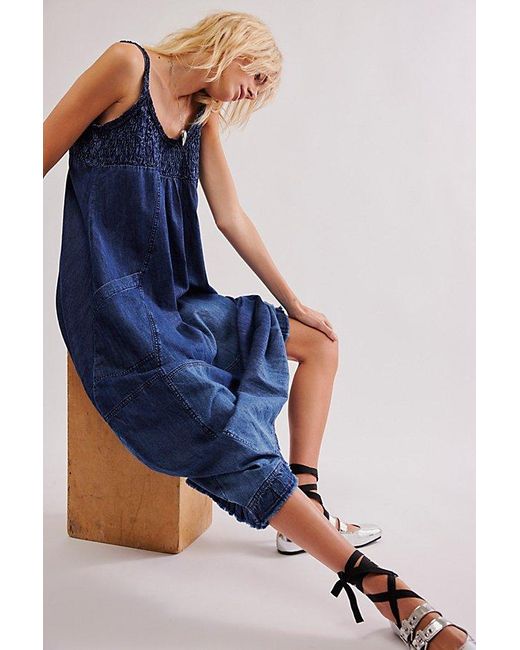 Free People Blue Clear Skies Maxi