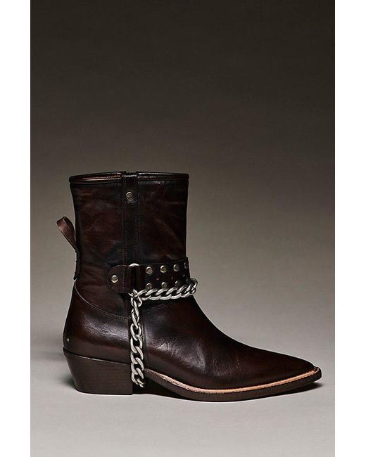 Free People Multicolor Aiden Chain Boots Shoe