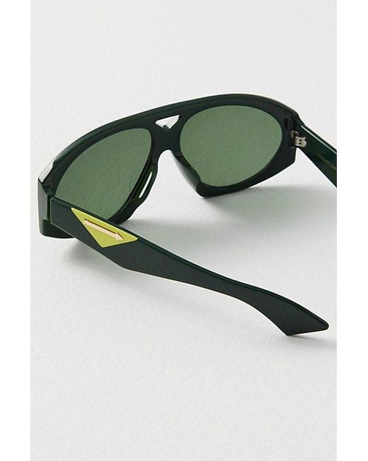 Karen Walker Black Marquise Sunglasses At Free People In Forest