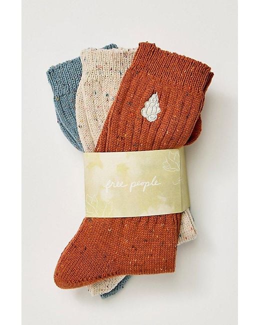 Free People Blue Halcyon Heritage Sock Pack