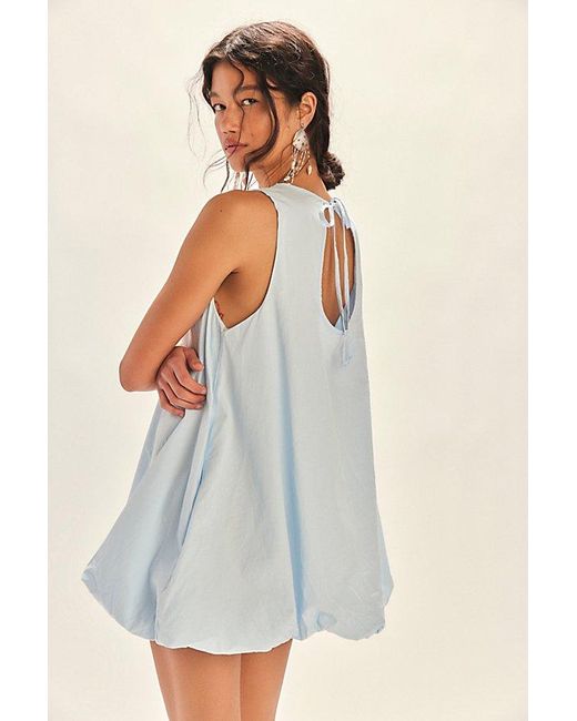 free-est White Struttin' Bubble Mini Dress By
