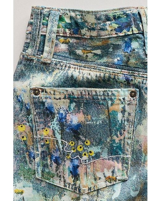 Free People Blue Tennessee Low-Rise Illusions Jeans