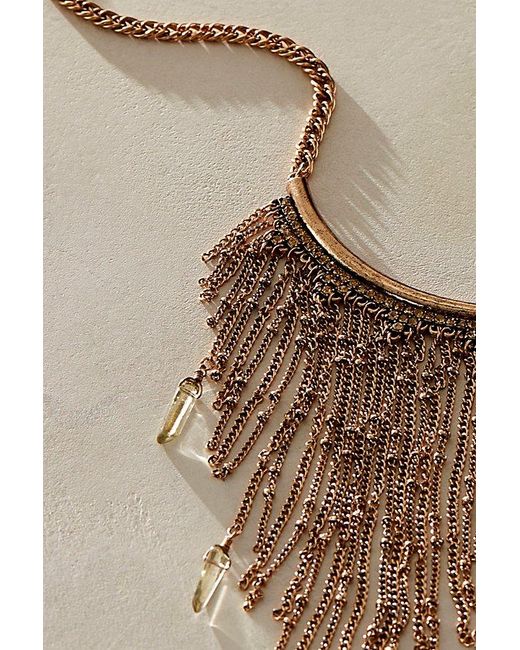 Free People Natural Twilight Drift Choker Necklace