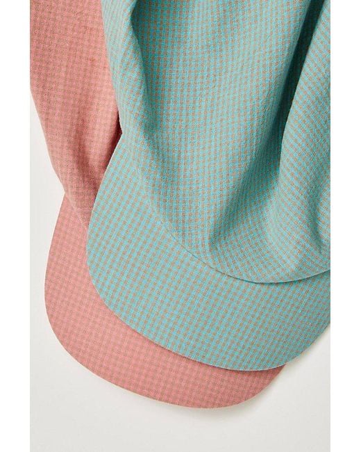 Free People Green Scarf Baseball Hat