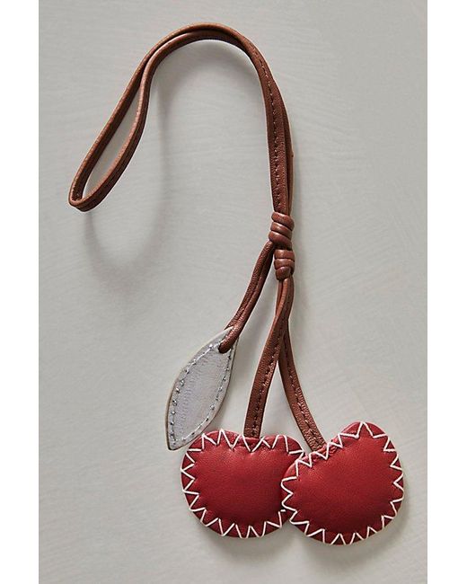Free People Red Cherry Bag Charm
