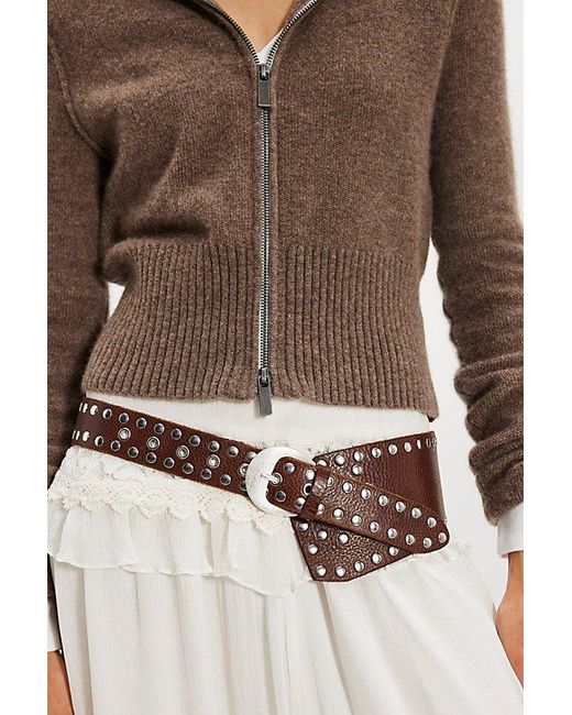 NWT Free People Jagger Hip Belt in Pesto Free People Jagger Hip Belt in Brown | Lyst main image 2