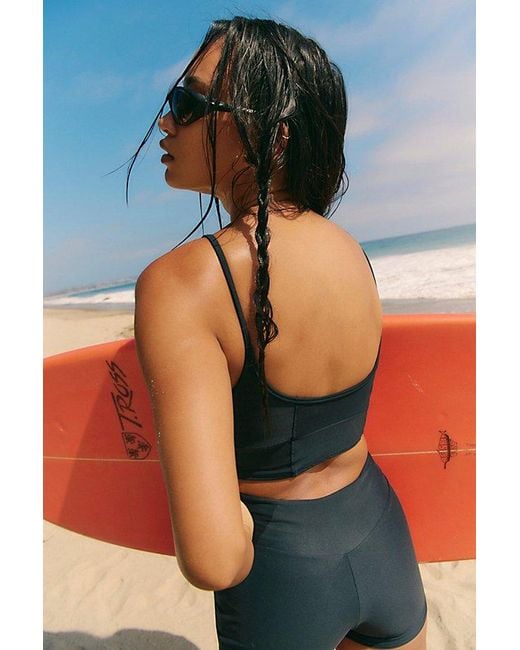 Strait The Label Blue Mo'Orea Surf Top