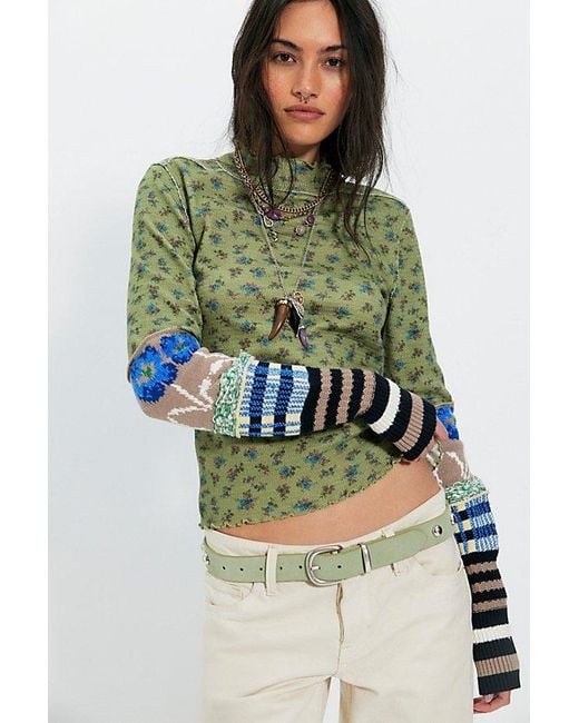 Free People Green Bold Bowery Cuff