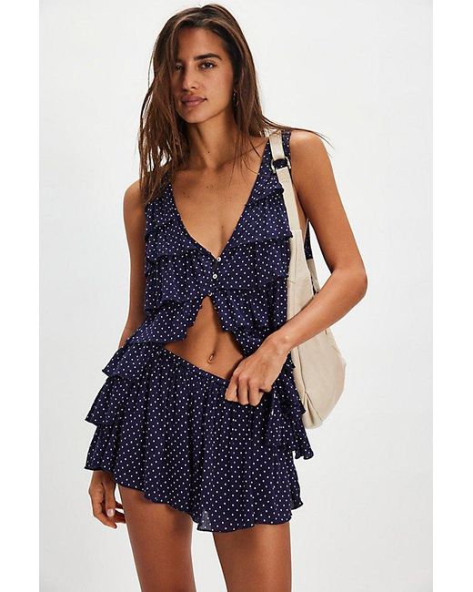 Waiting For Me Top - Navy Combo // Free People