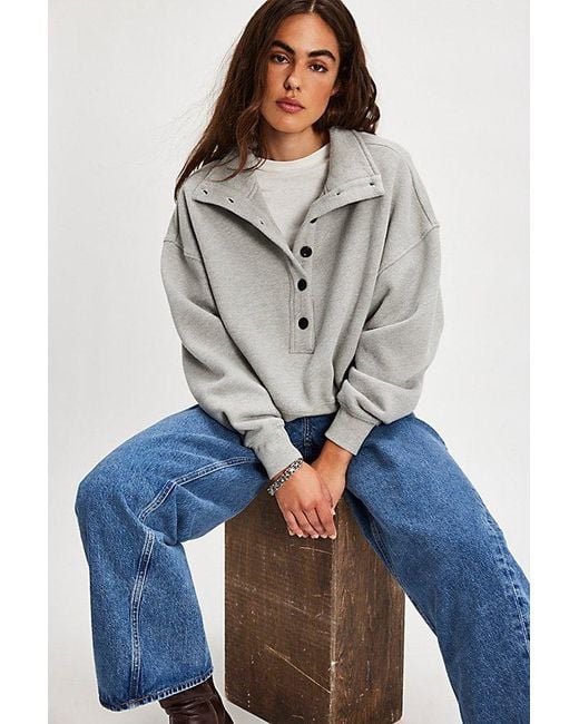 Agolde Blue Twist Low-Slung Baggy Jeans
