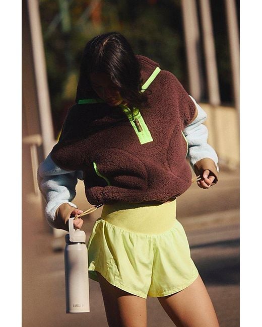 Fp Movement Multicolor Mountain High Colorblock Half Zip Fleece