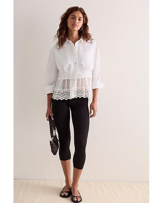 Only Hearts Black So Fine Capri Leggings