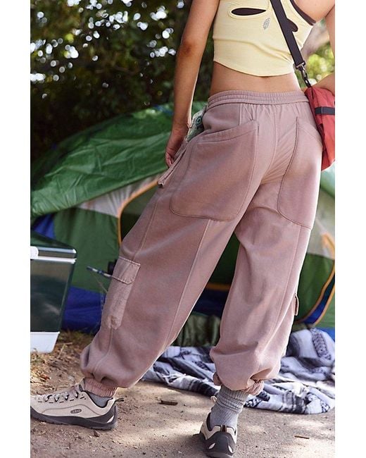 Fp Movement Black Buckle Down Cargo Pants