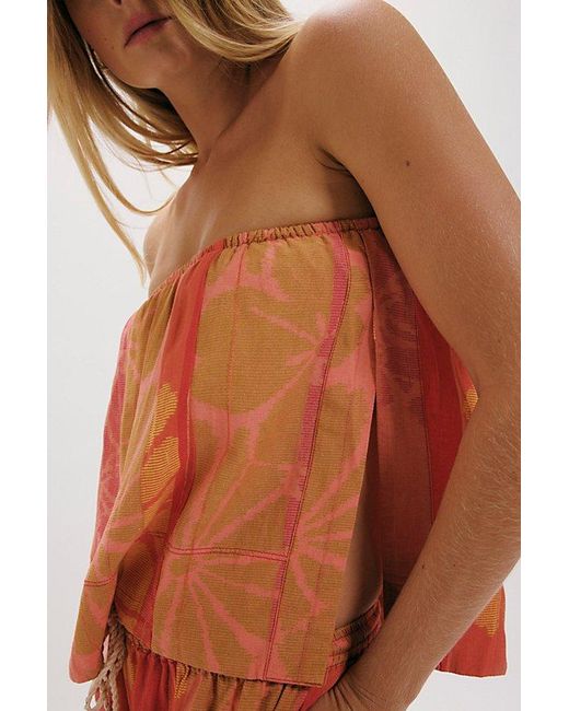 Free People Red Devella Set
