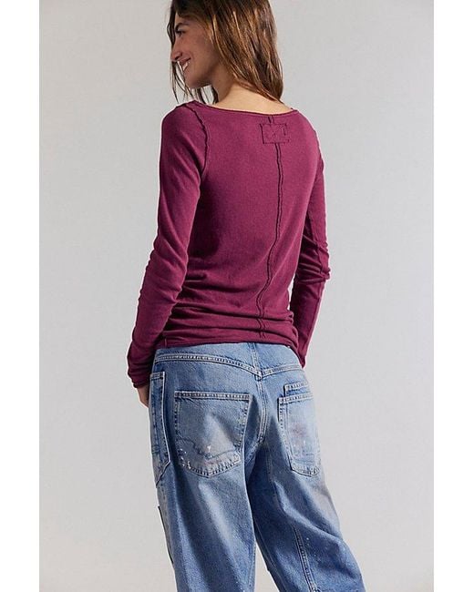 Free People Multicolor Most Loved Long Sleeve