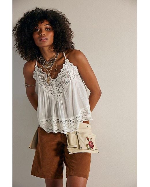 Free People Brown Fiona Cami By