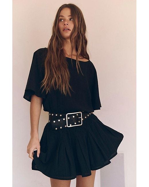 Free People Blue Sutton Mini Dress