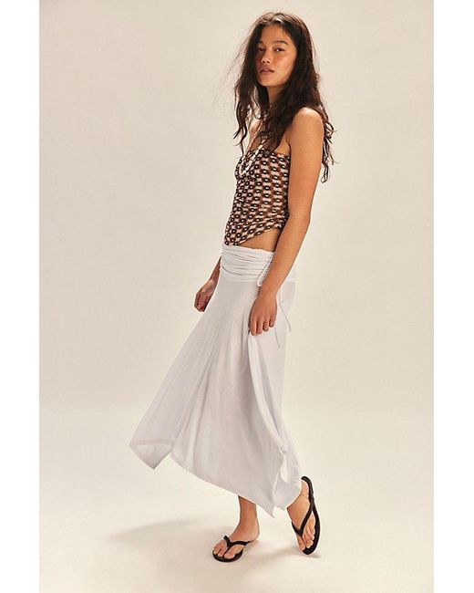 Free People Natural Zella Convertible Skirt By