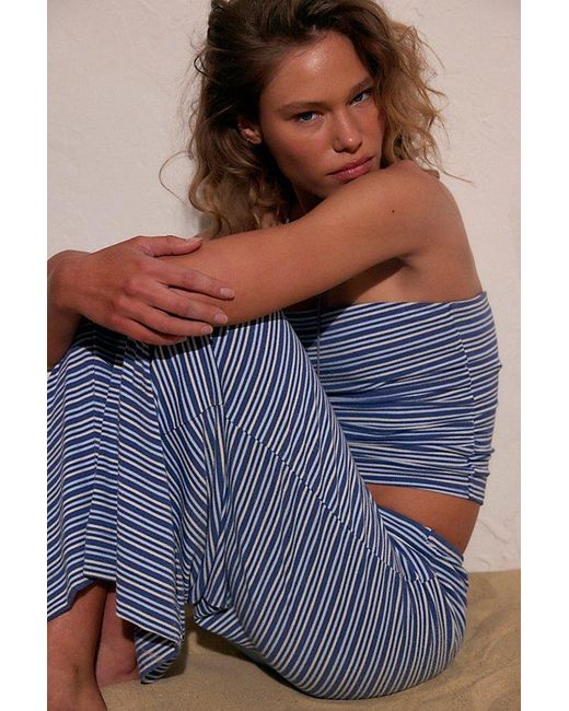 free-est Blue Good Feels Stripe Tube Set