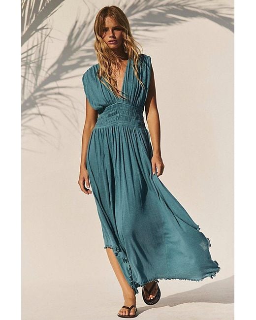 free-est Green Fiona Maxi Dress By