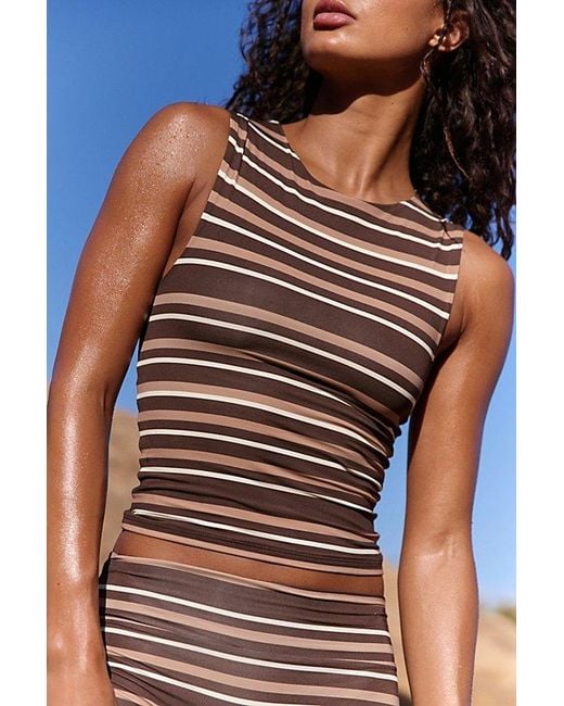 Stone Fox Brown Alba Surf Top