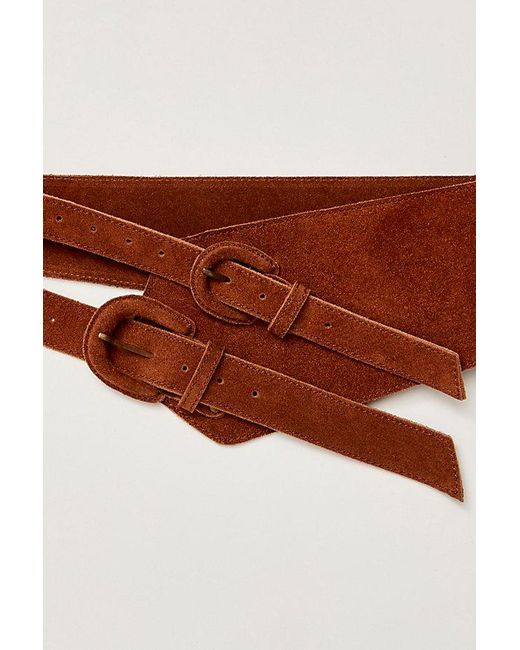 Free People Brown Remi Hip Belt