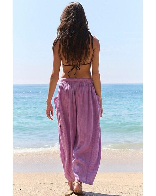 free-est Multicolor Quinn Striped Pants By