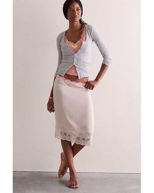Intimately By Free People Gray So Soft Pointelle Cardi By