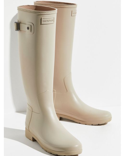 Free People Hunter Refined Wellies in Natural | Lyst