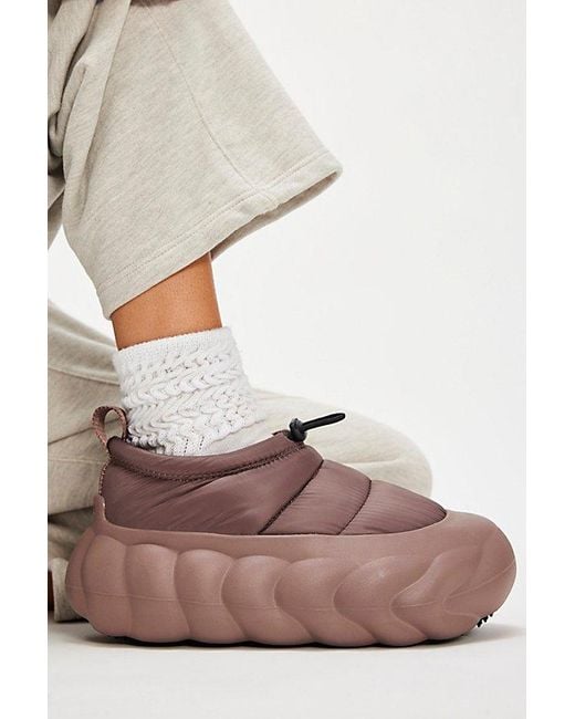 CROCSTM Gray Overpuff Shorty Slip-Ons