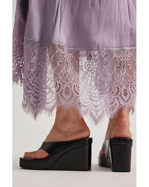 Jeffrey Campbell Purple Gabriela Thong Wedges By