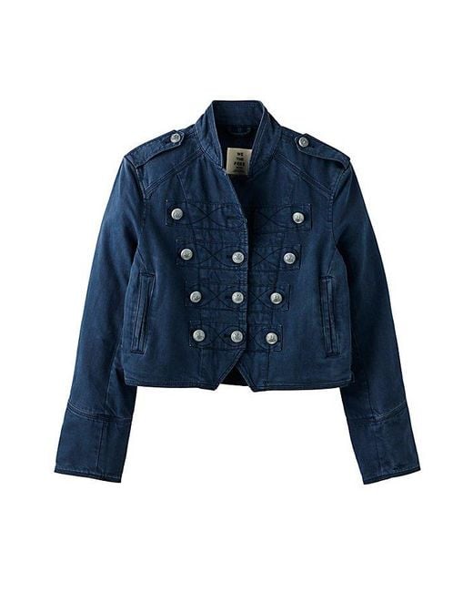 Free People Gray Ryland Band Jacket