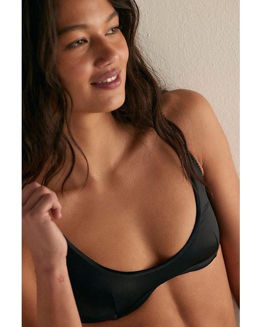Intimately By Free People Black Understated Rockerwire Underwire Bra By