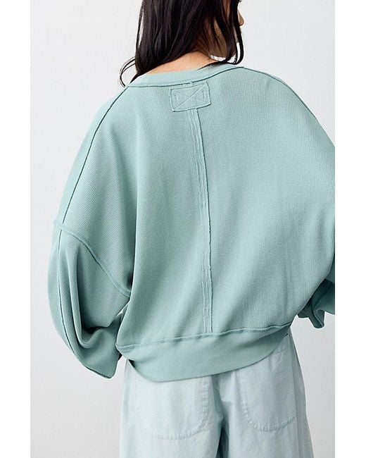 Free People Blue Skyline Thermal