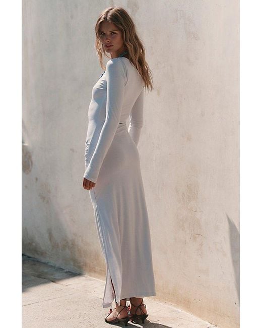 free-est Gray Savannah Maxi Dress By