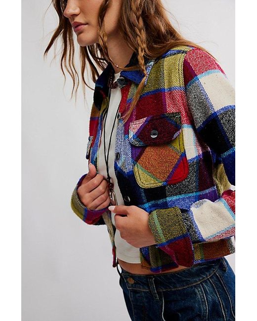 Free People Multicolor Winnie Plaid Shirt