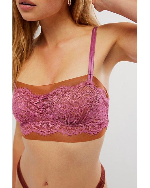Free People Red Sweet Escapes Bra