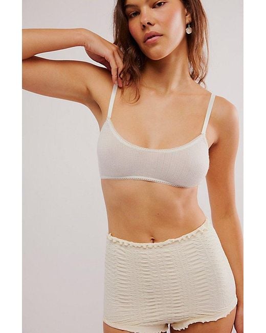 Intimately By Free People Green Chloe Ruched Shortie