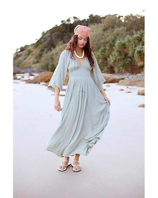 Free People White Dixie Maxi Dress
