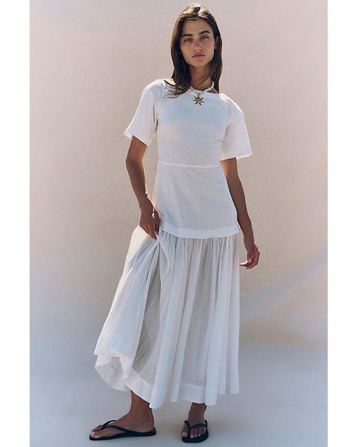 free-est White Marcella Midi Dress By