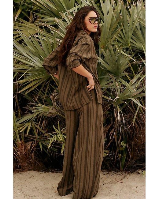 free-est Green Fallon Pant Set By