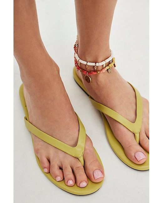 Jeffrey Campbell White Byron Bay Thong Sandals By
