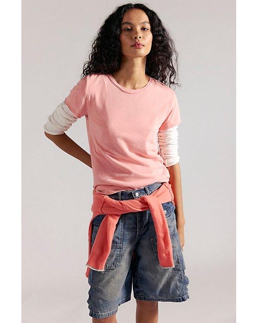 Free People Red Nova Tee