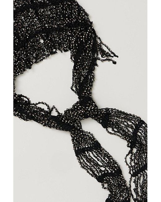 Free People Black Little Dancer Hair Scarf