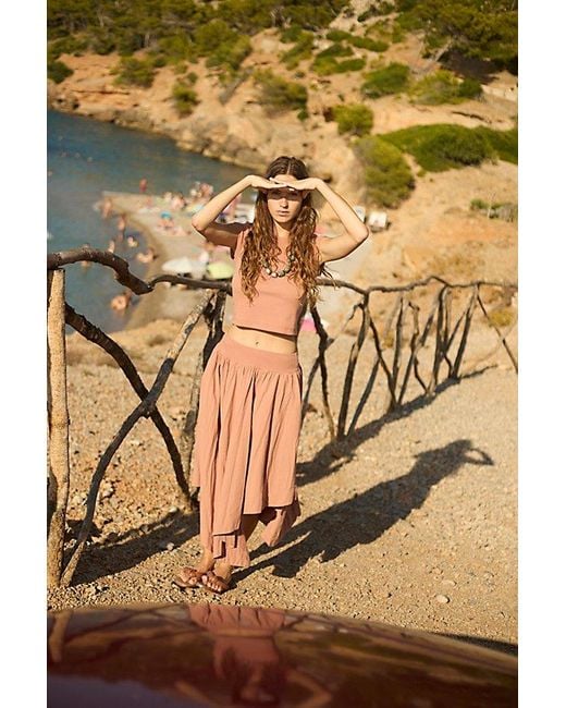 free-est Multicolor Annette Tee Skirt Set