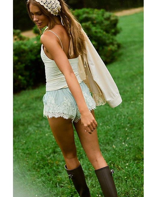 Intimately By Free People Green Soft Spoken Micro Shorts By