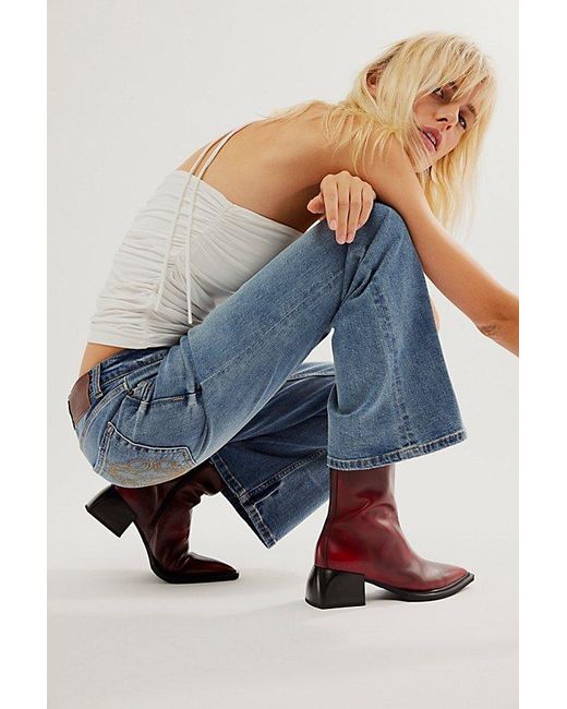 Free People Vagabond Vivian Boots in Blue | Lyst